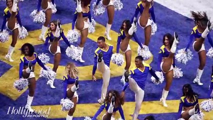 Los Angeles Rams' Male Cheerleaders Make History At Super Bowl LIII | THR News