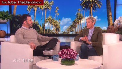 Ellen DeGeneres Surprises Jimmy Kimmel In The Most Heartwarming Way | THR News
