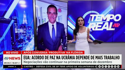 Guerra na Ucrânia: EUA afirma que acordo de paz com Rússia depende de mais trabalho | TEMPO REAL