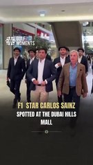 Carlos Sainz Spotted at Dubai Hills Mall