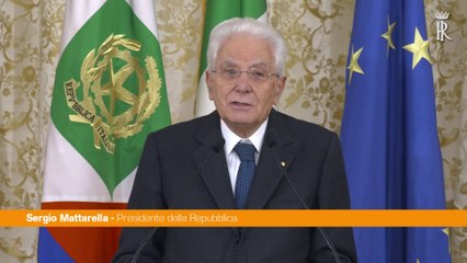 Mattarella "Mancata difesa comune europea manifesta sue drammatiche conseguenze"