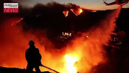 Meryl Streep Cut a "Car-Sized Hole in the Fence" to Escape From L.A. Fires | THR News Video