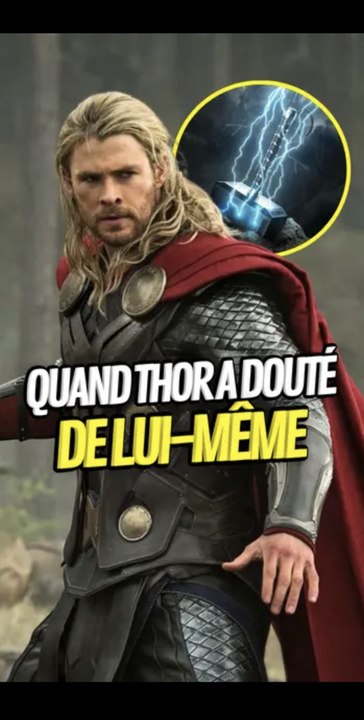 Thor a douté de lui même ? #thor #marvel #mjolnir #avengers #onregardequoi
