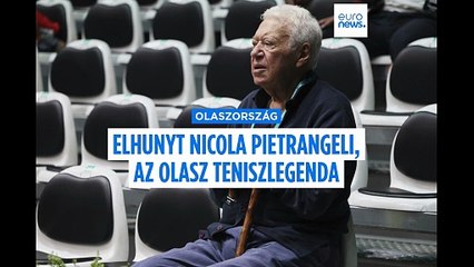 Elhunyt Nicola Pietrangeli, az olasz tenisz legendás alakja