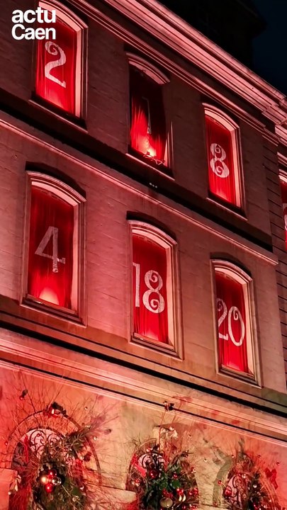 Calendrier géant de l’Avent à Caen : 1ere case ouverte !