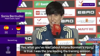 Spain hoping to dedicate Nations League triumph to Bonmati after leg break