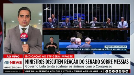Ministros discutem reação do Senado sobre indicação de Messias ao STF