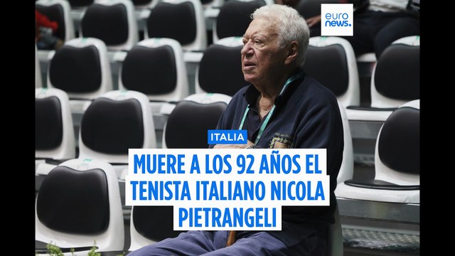 Muere Nicola Pietrangeli, leyenda del tenis italiano y doble campeón de Roland Garros