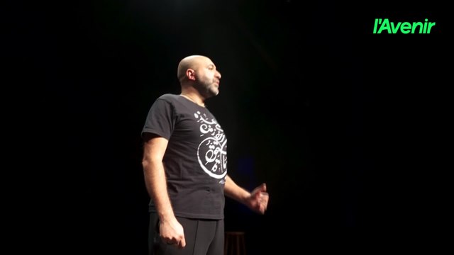 Au centre culturel de Verviers, Khaled peaufine son spectacle sur le conflit israélo-palestinien