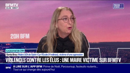 Violences contre les élus: Sonia Brau, maire (UDI) de Saint-Cyr l’École, témoigne sur BFMTV