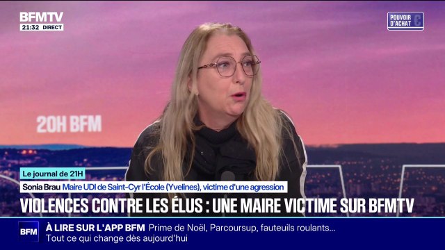 Violences contre les élus: Sonia Brau, maire (UDI) de Saint-Cyr l’École, témoigne sur BFMTV