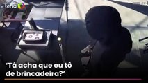 Homem atira com duas armas contra ex-mulher em pastelaria de SP