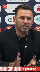 Okan Buruk: "Hakemden mutlu değiliz"