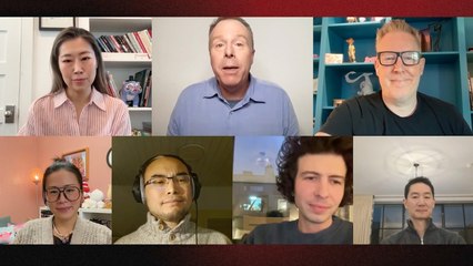 Alexander Woo, Domee Shi, Jared Bush, Liane-Cho Han, Maggie Kang and Ugo Bienvenu at the THR Animation Roundtable | THR Video