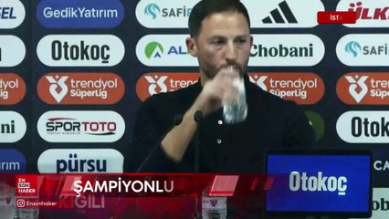 Domenico Tedesco'dan şampiyonluk yanıtı
