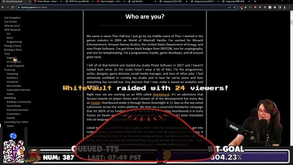 El streamer PirateSoftware rompe el récord de Tren del Hype en Twitch