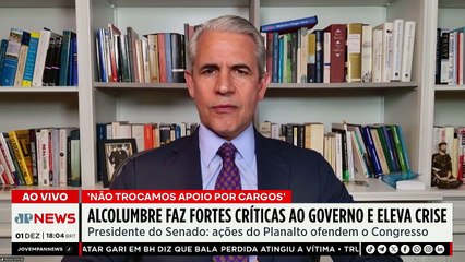Alcolumbre faz fortes críticas ao governo Lula e eleva crise
