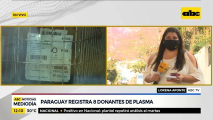 COVID-19: Paraguay registra solo 8 donantes de plasma