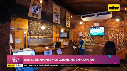 Bar se reinventa y se convierte en "copetín"
