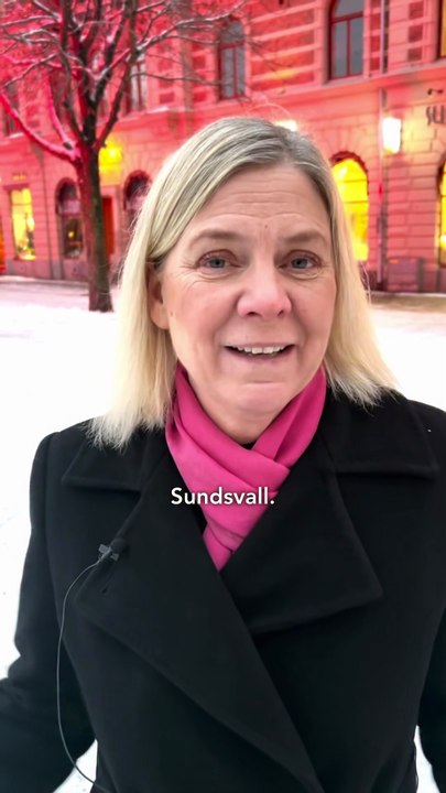 Magdalena Andersson - Tack för idag Sundsvall! (01.12.25)