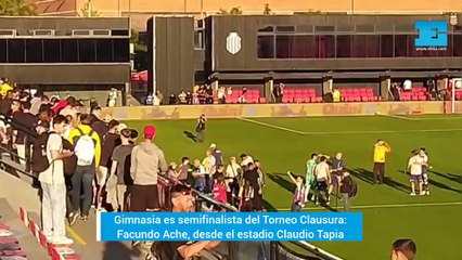Gimnasia en semifinales | Reacción en vivo de Facundo Aché