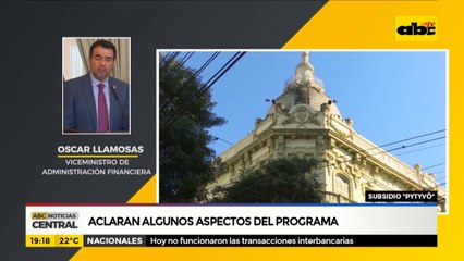 Subsidio Ñepytyvô : Aclaran algunos aspectos del programa