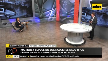 "Todas las noches recibimos disparos de armas de fuego"