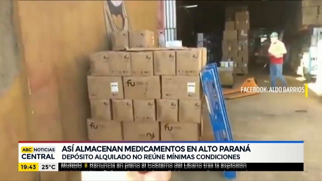 Así almacenan medicamentos en Alto Paraná