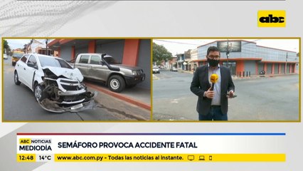 Semáforos provocan accidente fatal en el microcentro