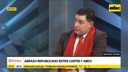 En detalles: Abrazo republicano entre Cartes y Abdo