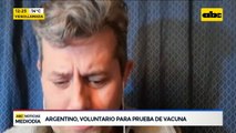 Voluntario recibió dosis de la vacuna de COVID-19