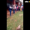 Pelea entre intendente y un presente durante un acto público en Zanja Pytã