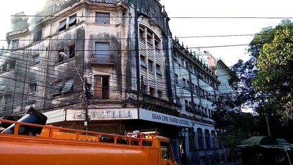 Incendio en el excine Victoria