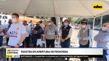 Empresarios insisten en la apertura de frontera