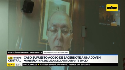 Monseñor Valenzuela declaró en caso de supuesto acoso
