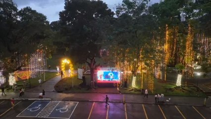 Se enciende la Navidad en el Parque Omar