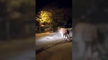 Salió de la cárcel, agredió a su padrastro y luego quiso apuñalar a agente "Lince".