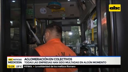 Todas las empresas han sido multadas por incumplir medidas sanitarias en buses