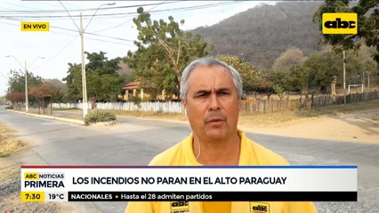 Los incendios no paran en el Alto Paraguay