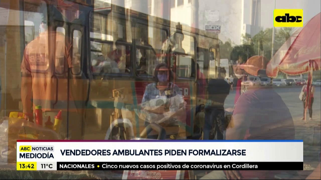Vendedores ambulantes piden formalizarse