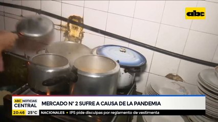 Dura situación en el Mercadito de Asunción