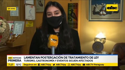 Sectores gastronómicos y hoteleros lamentan postergación de tratamiento de ley
