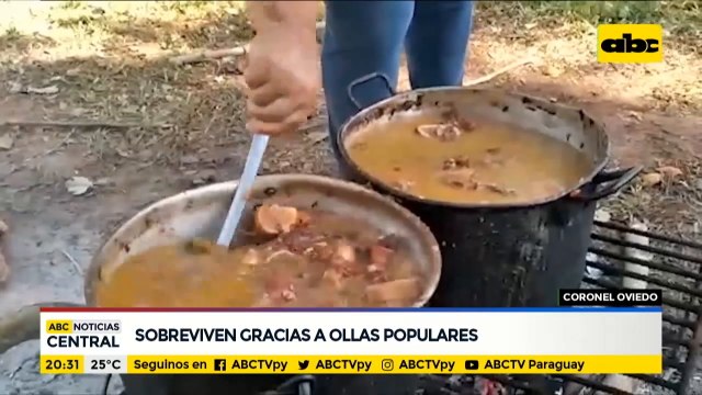 Sobreviven gracias a ollas populares