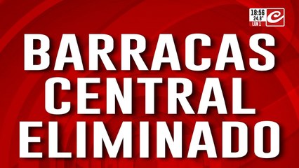 Barracas Central eliminado y habrá clásico platense