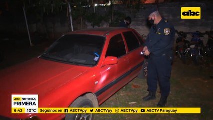 Encuentran vehículo denunciado como robado