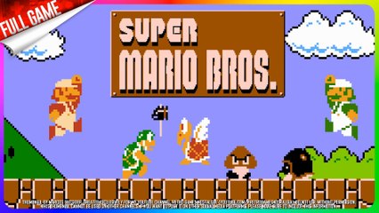 Super Mario Bros. (NES - US) Longplay (Both Quests, 2 Players)