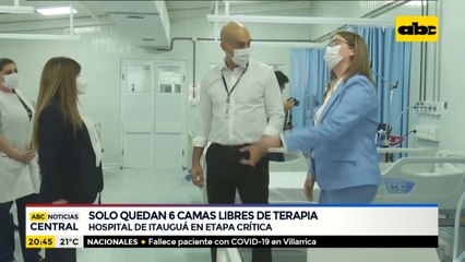 Quedan seis camas libres de terapia en Hospital de Itauguá