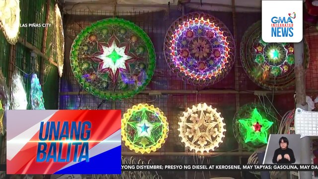 Iba't ibang disenyo ng mga dekalidad na parol, mabibili sa Las Piñas | Unang Balita