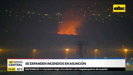 Nuevo incendio en la Costanera de Asunción