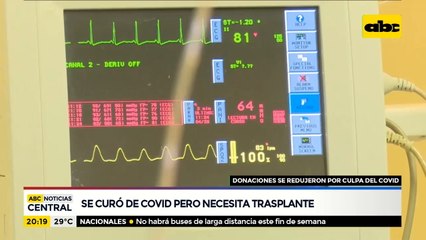 Trasplante de órganos se redujo por culpa del Covid
